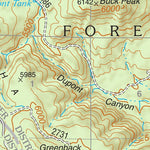 Tonto National Forest Quadrangle: COPPER MOUNTAIN Preview 3