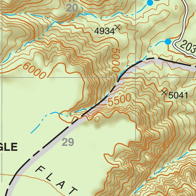 Tonto National Forest Quadrangle: MCFADDEN PEAK Preview 2