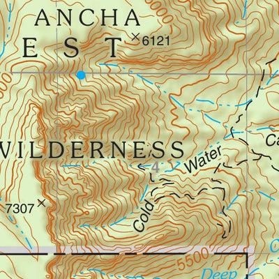 Tonto National Forest Quadrangle: MCFADDEN PEAK Preview 3