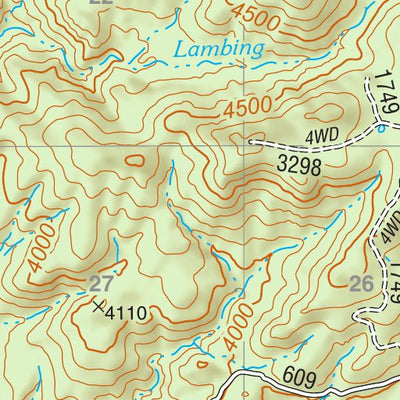 Tonto National Forest Quadrangle: PICTURE MOUNTAIN Preview 3