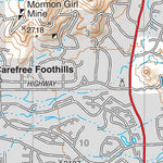 Tonto National Forest Quadrangle: CAVE CREEK Preview 2