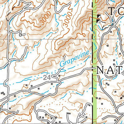 Tonto National Forest Quadrangle: CAVE CREEK Preview 3