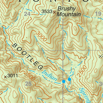 Tonto National Forest Quadrangle: BARTLETT DAM Preview 3