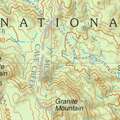 Tonto National Forest Quadrangle: MAVERICK MOUNTAIN Preview 2