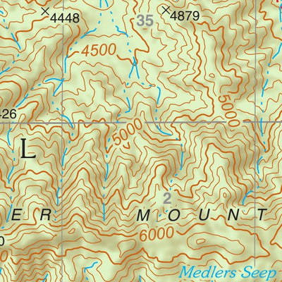 Tonto National Forest Quadrangle: BOULDER MOUNTAIN Preview 3