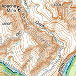 Tonto National Forest Quadrangle: MULE HOOF BEND Preview 3