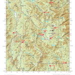 Tonto National Forest Quadrangle: AZTEC PEAK Preview 1