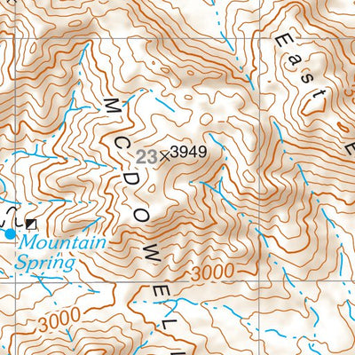 Tonto National Forest Quadrangle: MCDOWELL PEAK Preview 2