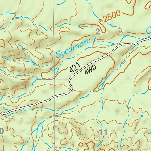 Tonto National Forest Quadrangle: TONTO BASIN Map by US Forest Service ...