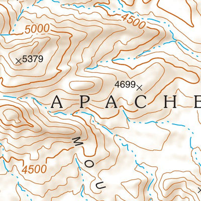 Tonto National Forest Quadrangle: SEVENMILE MOUNTAINS Preview 2