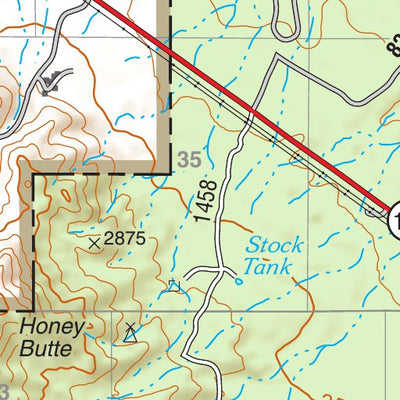 Tonto National Forest Quadrangle: WINDY HILL Preview 3