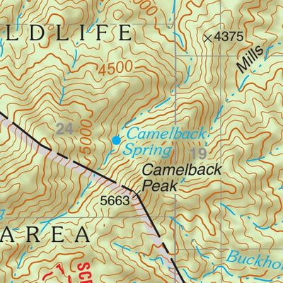 Tonto National Forest Quadrangle: FOUR PEAKS Preview 3