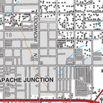 Tonto National Forest Quadrangle: APACHE JUNCTION Preview 2