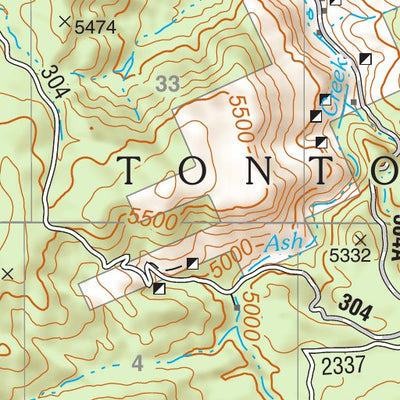 Tonto National Forest Quadrangle: CHRYSOTILE Preview 3