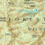 Tonto National Forest Quadrangle: PINYON MOUNTAIN Preview 3