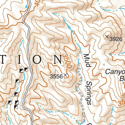 Tonto National Forest Quadrangle: PICACHO COLORADO Preview 2