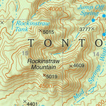 Tonto National Forest Quadrangle: ROCKINSTRAW MOUNTAIN Preview 3