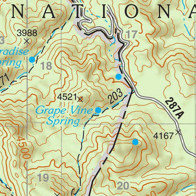 Tonto National Forest Quadrangle: HAUNTED CANYON Preview 2