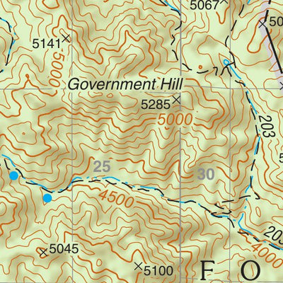 Tonto National Forest Quadrangle: HAUNTED CANYON Preview 3