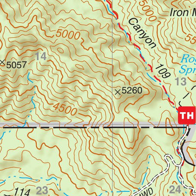 Tonto National Forest Quadrangle: IRON MOUNTAIN Preview 2