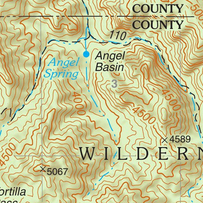 Tonto National Forest Quadrangle: IRON MOUNTAIN Preview 3
