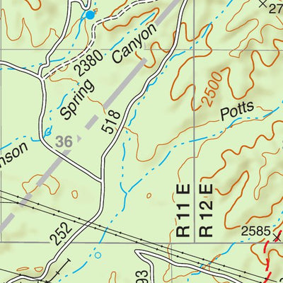 Tonto National Forest Quadrangle: PICKETPOST MOUNTAIN Preview 2