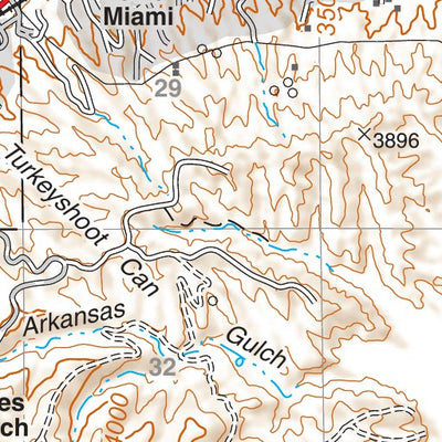 Tonto National Forest Quadrangle: GLOBE Preview 3