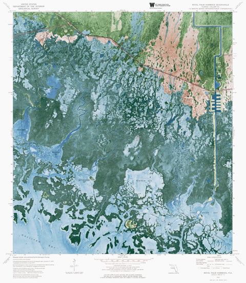 FL-ROYAL PALM HAMMOCK: ORTHOPHOTOMAP 1973 Preview 1