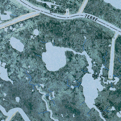 LA-LAKE CUATRO CABALLO: ORTHOPHOTOMAP 1973 Preview 3