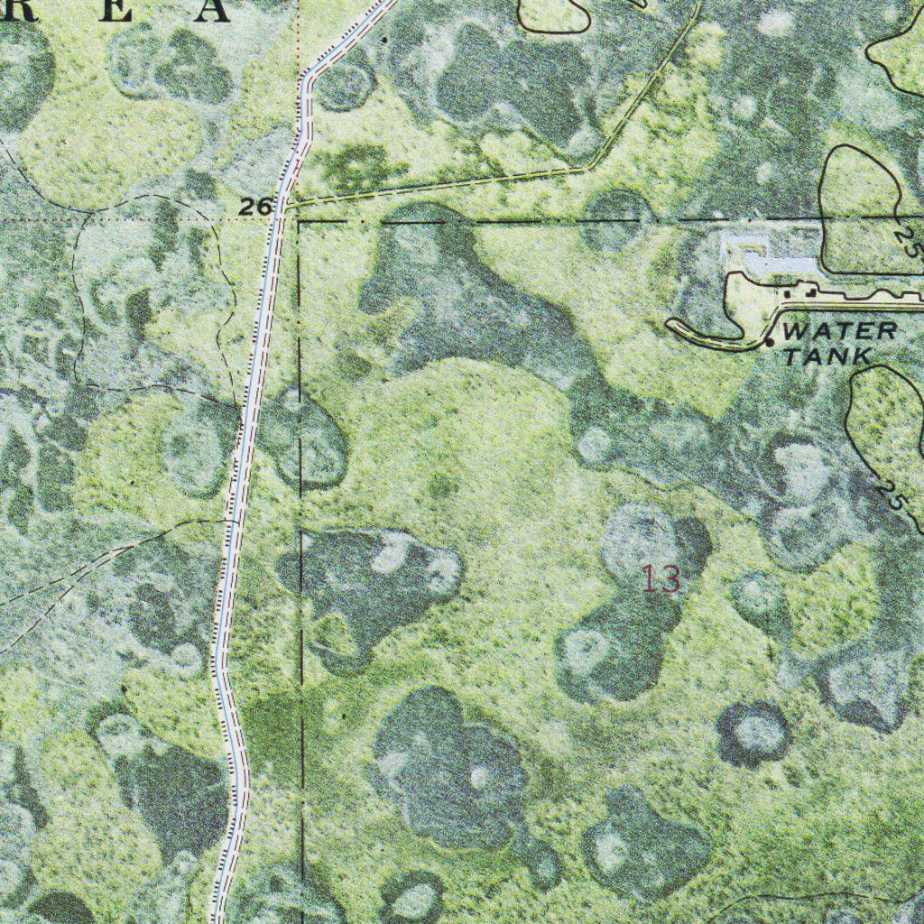 FL-BIG MOUND NORTH: ORTHOPHOTOMAP 1970 Map by Western Michigan ...