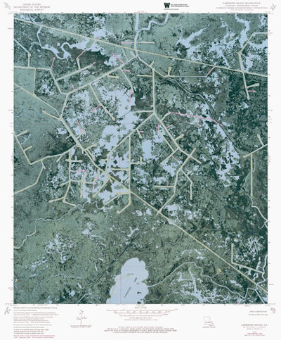 LA-CARENCRO BAYOU: ORTHOPHOTOMAP 1974 Preview 1