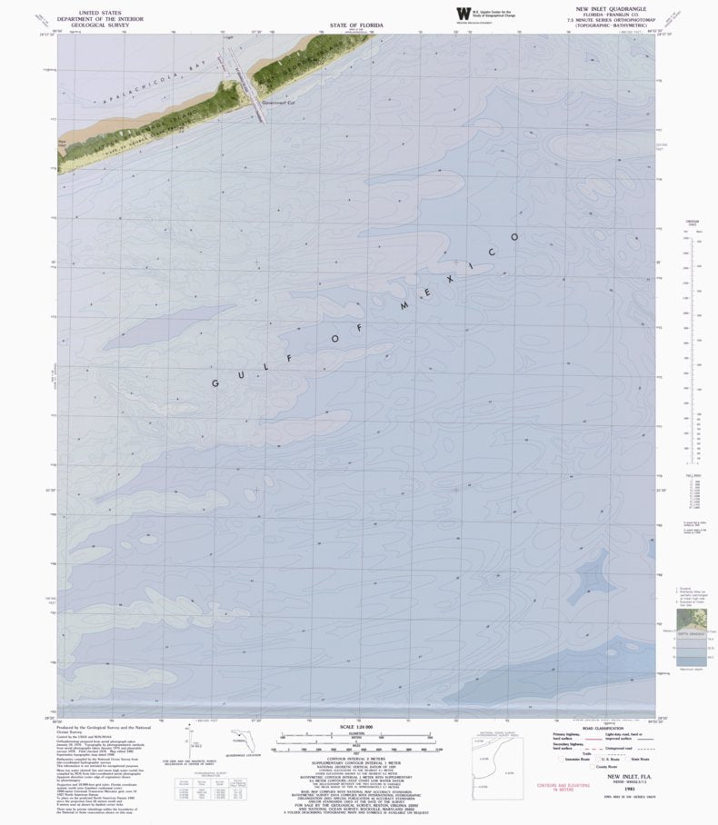 FL-NEW INLET: ORTHOPHOTOMAP 1981 Map by Western Michigan University ...