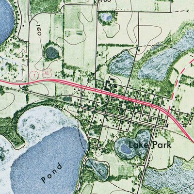 GA-FL-LAKE PARK: ORTHOPHOTOMAP 1971 Preview 2