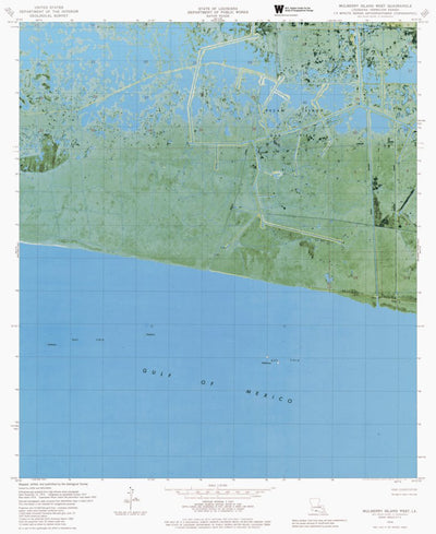LA-MULBERRY ISLAND WEST: ORTHOPHOTOMAP 1979 Preview 1