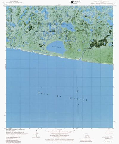 LA-ROLLOVER LAKE: ORTHOPHOTOMAP 1979 Preview 1