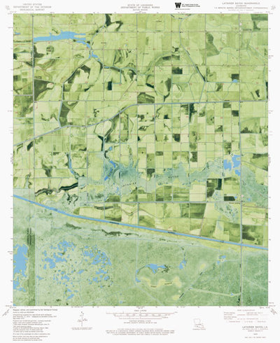 LA-LATANIER BAYOU: ORTHOPHOTOMAP 1979 Preview 1
