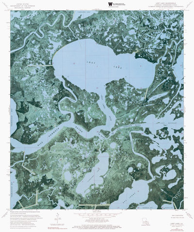 LA-LOST LAKE: ORTHOPHOTOMAP 1974 Preview 1