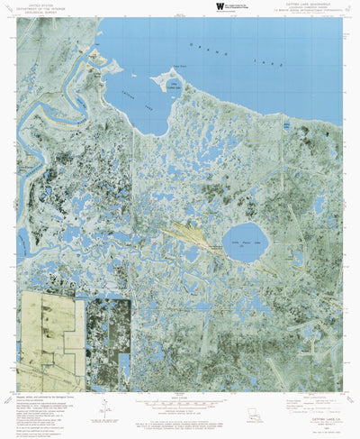 LA-CATFISH LAKE: ORTHOPHOTOMAP 1980 Preview 1