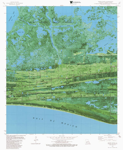 LA-GRAND BAYOU: ORTHOPHOTOMAP 1982 Preview 1