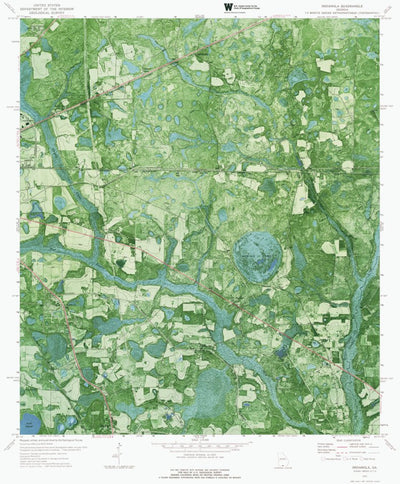 GA-INDIANOLA: ORTHOPHOTOMAP 1971 Preview 1