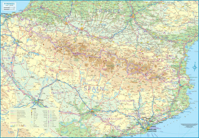 Pyrenees 1:450,000 - ITMB Preview 1