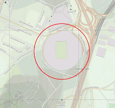 Porto Area Tourist Street Map Preview 1