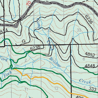 Kootenai NF District Map Libby North 2011 Preview 2