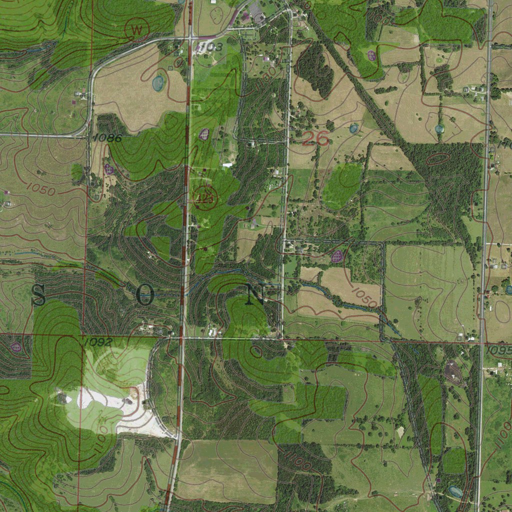 MO-WALNUT GROVE: GeoChange 1950-2014 Map by Western Michigan University ...