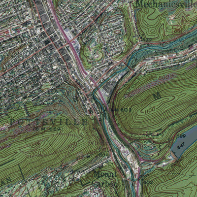 PA-POTTSVILLE: GeoChange 1942-2013 Preview 2
