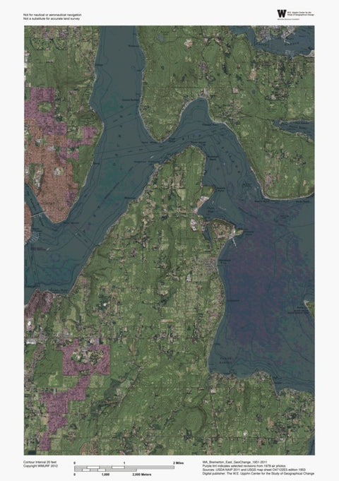 WA-Bremerton East: GeoChange 1951-2011 Preview 1