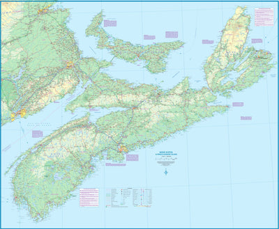 Nova Scotia & PEI 1:380,000 - ITMB Preview 1