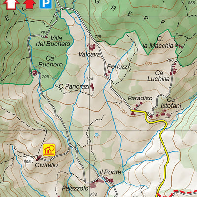 Carta dei Sentieri della Riserva Naturale Sasso Simone Simoncello Preview 2