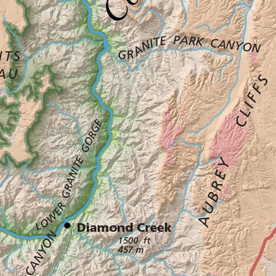 Grand Canyon National Park - NPS Map - Hike Arizona - Bike Arizona Preview 3