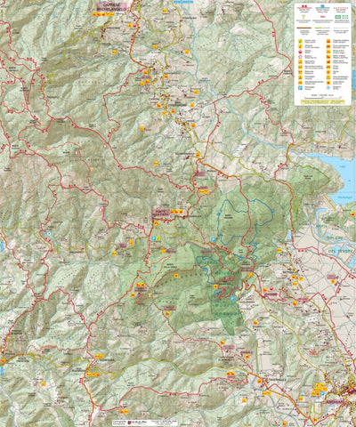 Carta dei Sentieri della Riserva Naturale dei Monti Rognosi Preview 1